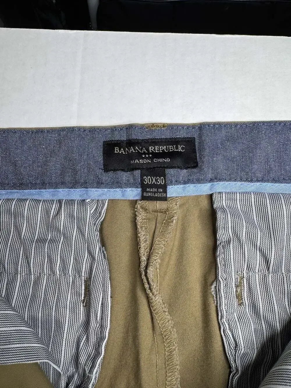 Banana Republic Mason Chino Size 30x30 Khaki Tan Pants